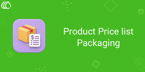 Product Price list Packaging
