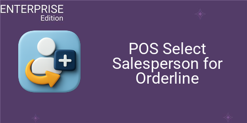 POS Select Salesperson for Orderline For Enterprise