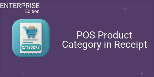 POS Product Category in Receipt For Enterprise