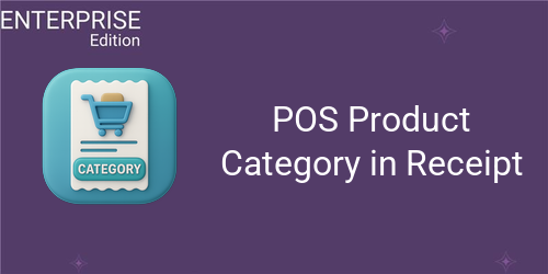 POS Product Category in Receipt For Enterprise