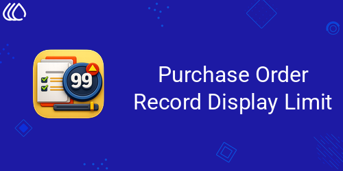 Purchase Order Record Display Limit