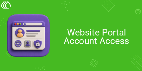 Website Portal Account Access