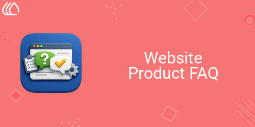 Website Product FAQ