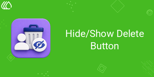 Hide/Show Delete Button