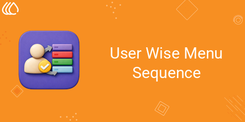 User Wise Menu Sequence