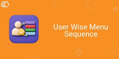 User Wise Menu Sequence