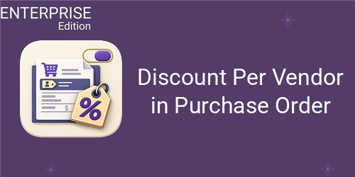 Discount Per Vendor in Purchase Order For Enterprise