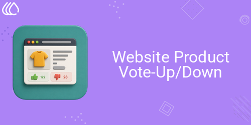 Website Product Vote-Up/Down