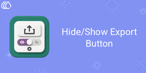 Hide/Show Export Button