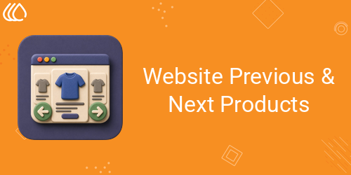Website Previous & Next Products