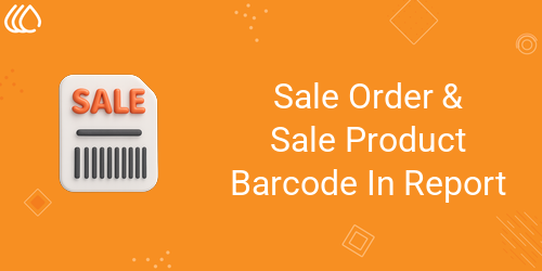 Sale Order & Sale Product Barcode In Report