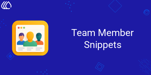 Team Member Snippets