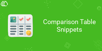 [eg_comparison_table_snippet_V19] Comparison Table Snippets (19.0)