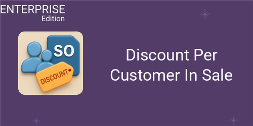 Discount Per Customer In Sale For Enterprise