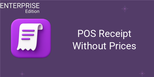 POS Receipt Without Prices For Enterprise