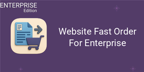 Website Fast Order For Enterprise