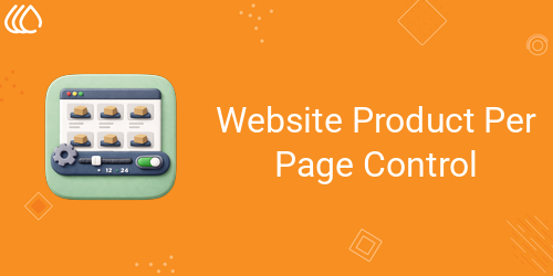 Website Product Per Page Control