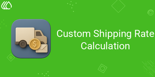 Custom Shipping Rate Calculation