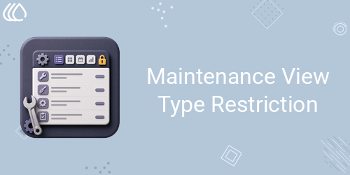 Maintenance View Type Restriction