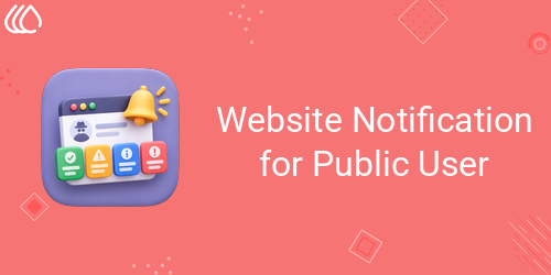 Website Notification for Public User | Website Notification for Guest