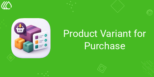Purchase Product Variant Menu