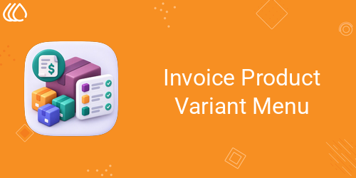 Invoice Product Variant Menu