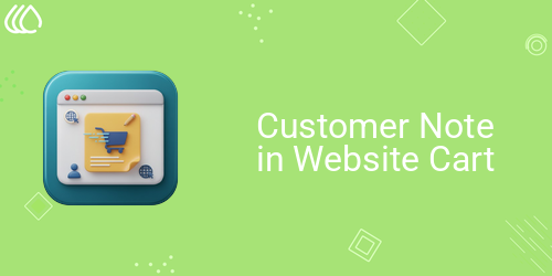 Customer Note in Website Cart/Order