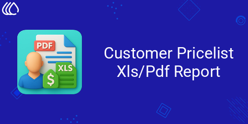 Customer Pricelist xls/pdf Report