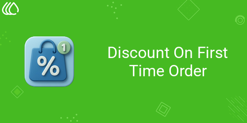 [eg_website_discount_on_first_order_V19] Discount On First Time Order (19.0)