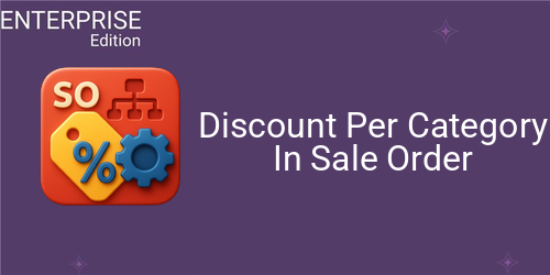 Discount Per Category In Sale Order For Enterprise