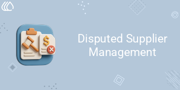 [eg_supplier_dispute_V19] Disputed Supplier Management (19.0)