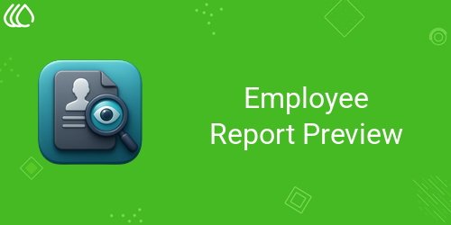 Employee Report Preview