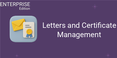 Letters and Certificate Management For Enterprise