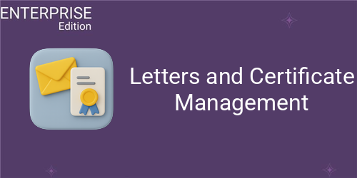 Letters and Certificate Management For Enterprise