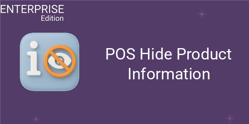 POS Hide Product Information For Enterprise