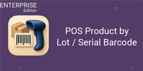 POS Product by Lot / Serial Barcode For Enterprise
