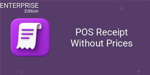 POS Receipt Without Prices For Enterprise