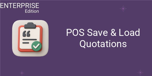 [eg_pos_quotation_enterprise_V19] POS Save & Load Quotations For Enterprise (19.0)
