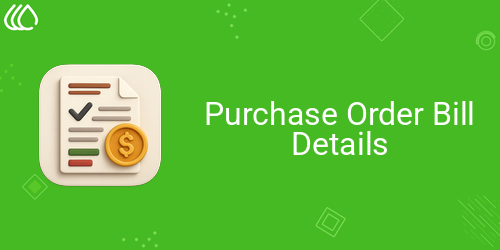 Purchase Order Bill Details