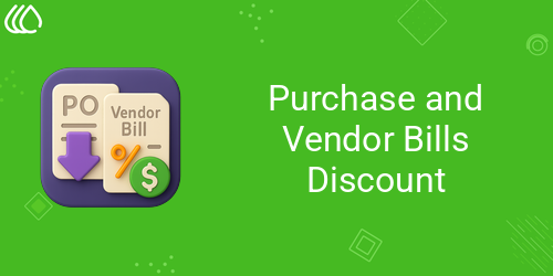 Purchase and Vendor Bills Discount