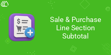 [eg_section_subtotal_V19] Sale Order Line Section Subtotal | Purchase Section Subtotal | Section Subtotal for Quotations | Section Total for Purchase Order (19.0)