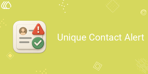 Unique Contact Alert