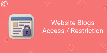 [eg_website_blog_login_user_V19] Website Blogs Access / Restriction (19.0)