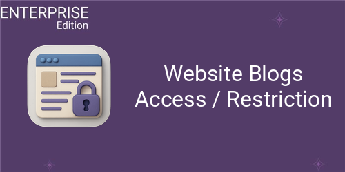Website Blogs Access / Restriction For Enterprise