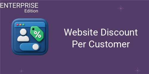 Website Discount Per Customer For Enterprise