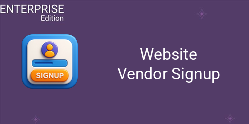 Website Vendor Signup for Enterprise