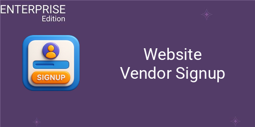 Website Vendor Signup for Enterprise