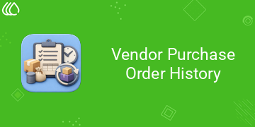 Vendor Purchase Order History