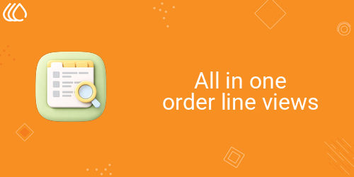 All in one order line views