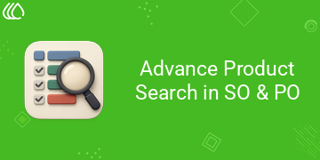 Advance Product Search in SO & PO